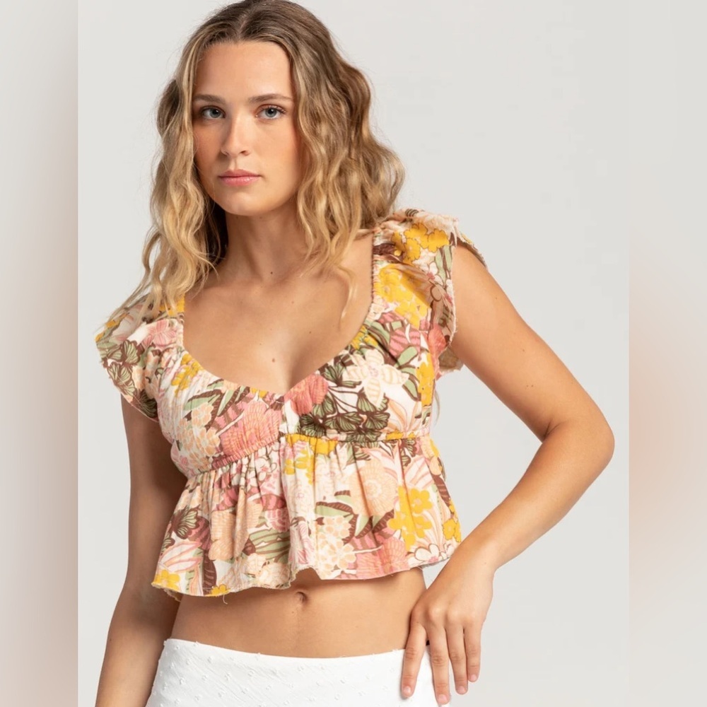 NWT - Roxy Brisa Womens Woven Top - Size L